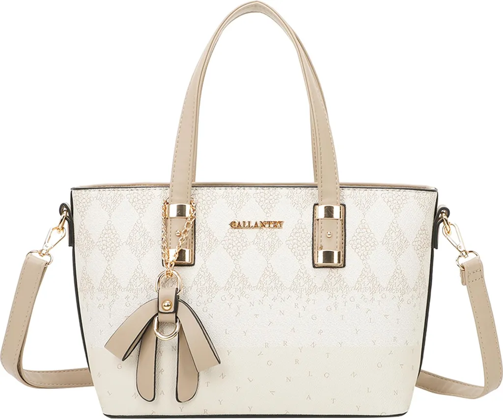 Sac de Cours Cabas Femme Beige Format A4 Travail et Shopping Pratique