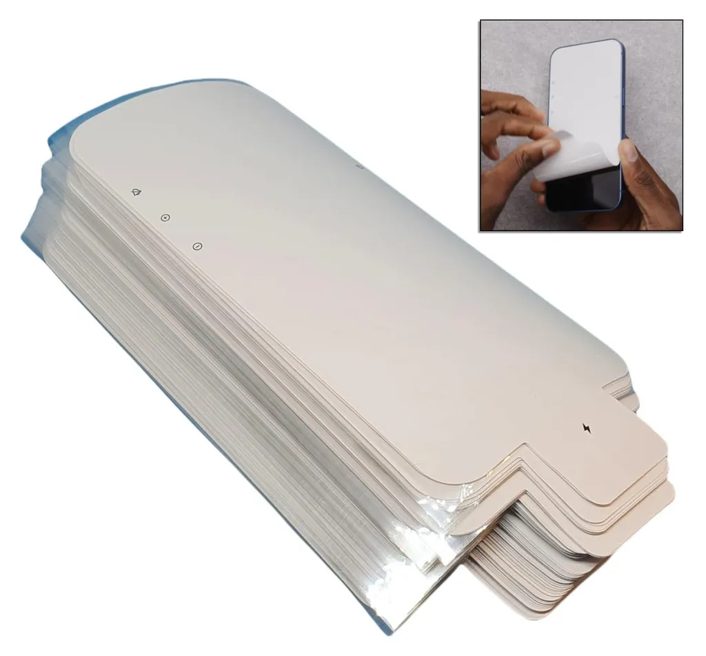 Protection Écran iPhone 16 Factory Seal 100 Pièces Transparence Totale