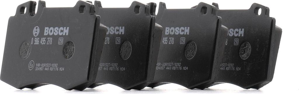 Bremsbelagsatz, Scheibenbremse BOSCH 0 986 495 278