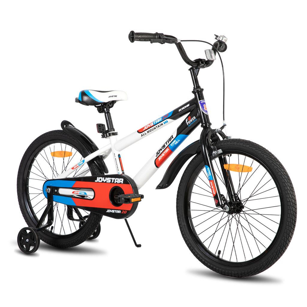 JOYSTAR Berry 20 Zoll Kinderfahrrad für 2-13 jährige Jungen & Mädchen, Jungenfahrrad mit Stabilisatoren
