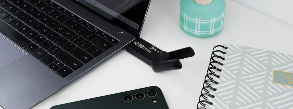 Externí síťový adaptér WI-FI USB 3.2 WiFi 1300Mbps 2,4GHz Obrázek produktu 7