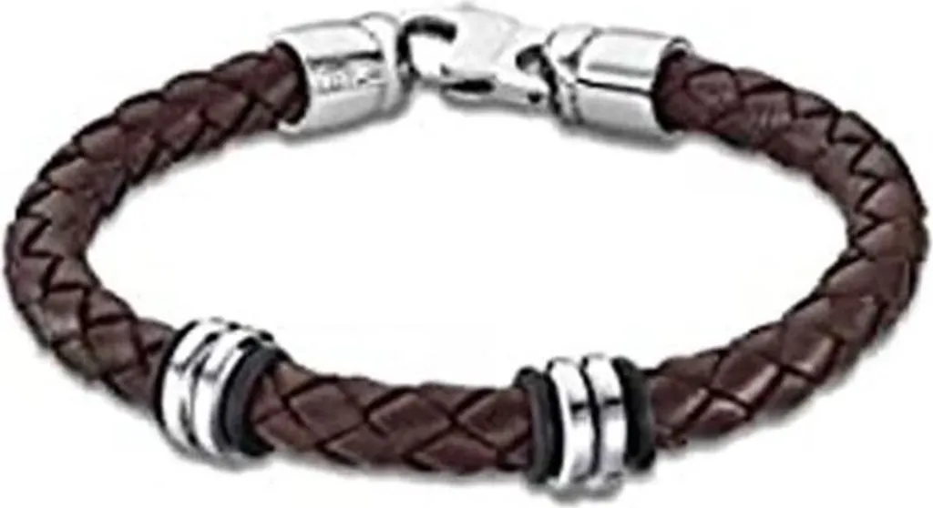 Bracciale Uomo Lotus Style LS2093-2/2 - Urban Men Leather & Steel