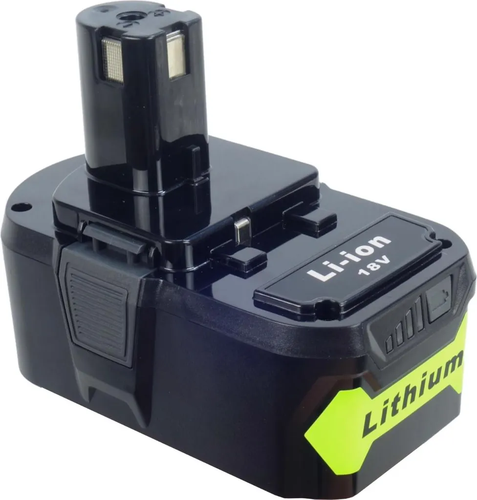 Batterie de rechange pour Ryobi 18V ONE+ Lithium-Ion 3Ah RB18L50 P108