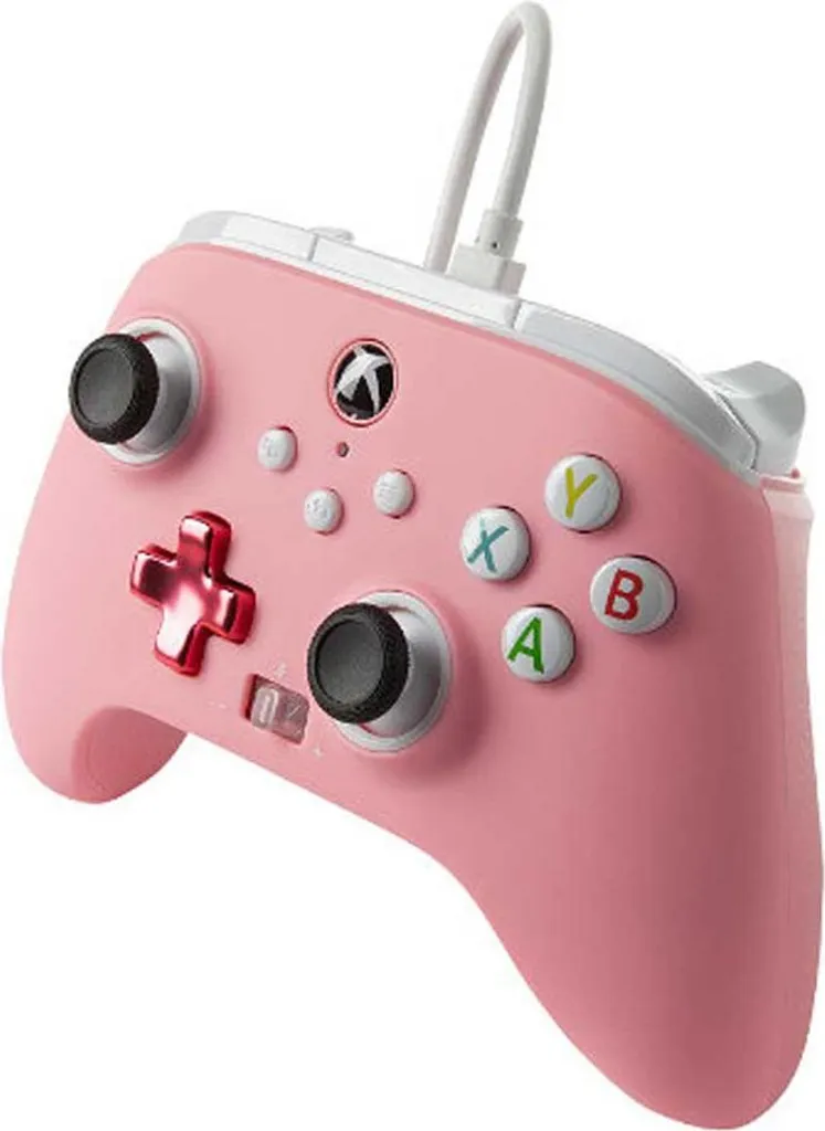 Manette Filaire Xbox PowerA Rose avec Boutons Arrière Programmables Xbox - 6