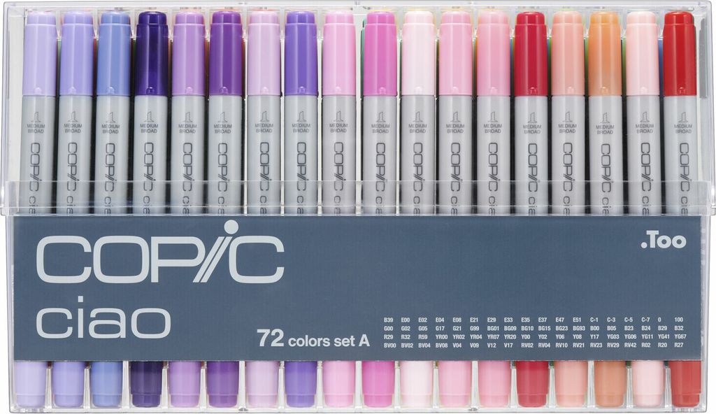 Copic Ciao Set A Grafikmarker - Nachfüllbar mit Copic Ink - Produktbild 