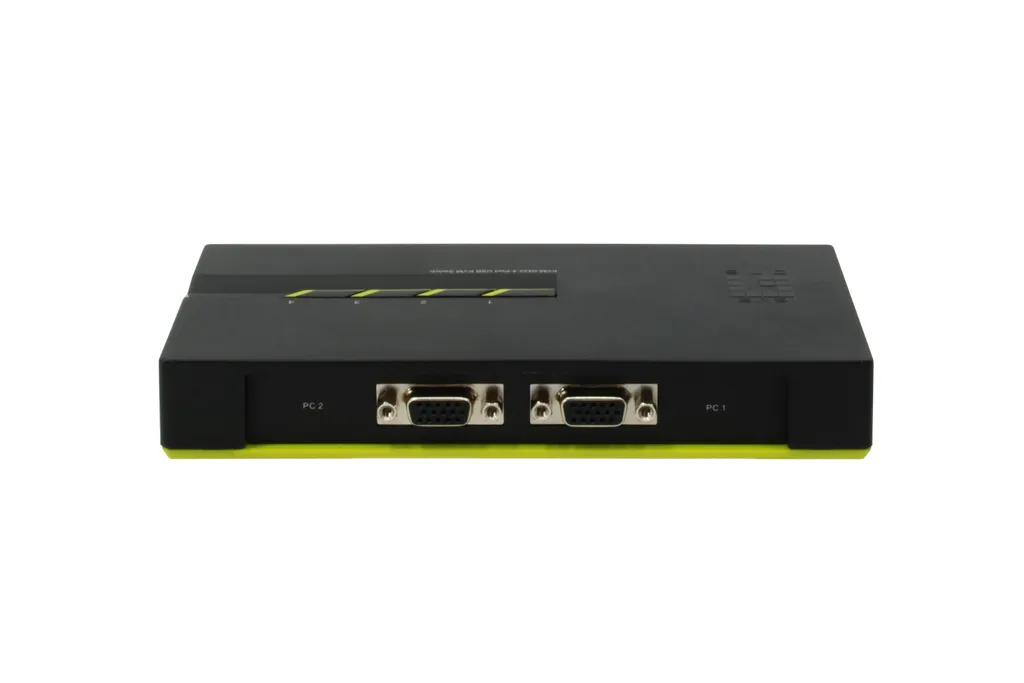 Switch KVM USB LevelOne 4 ports pour console VGA et partage écran