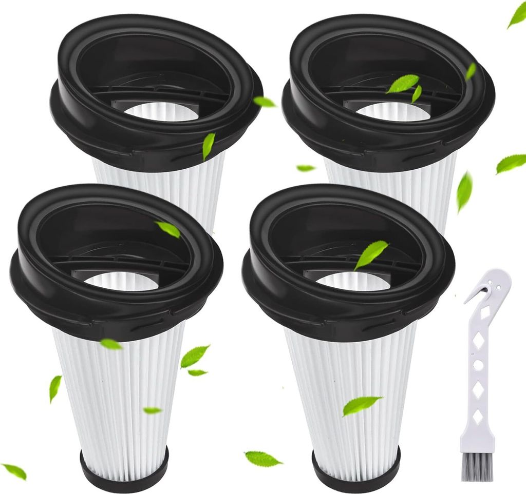 4 Stück Ersatzfilter für Grundig VCH9829 VCH9832 VCH9630 VCH9631 VCH9632 VCH9629 2 in 1 Akku-und Handstaubsauger,Hepa Filter Ersatzteile Teilenum...
