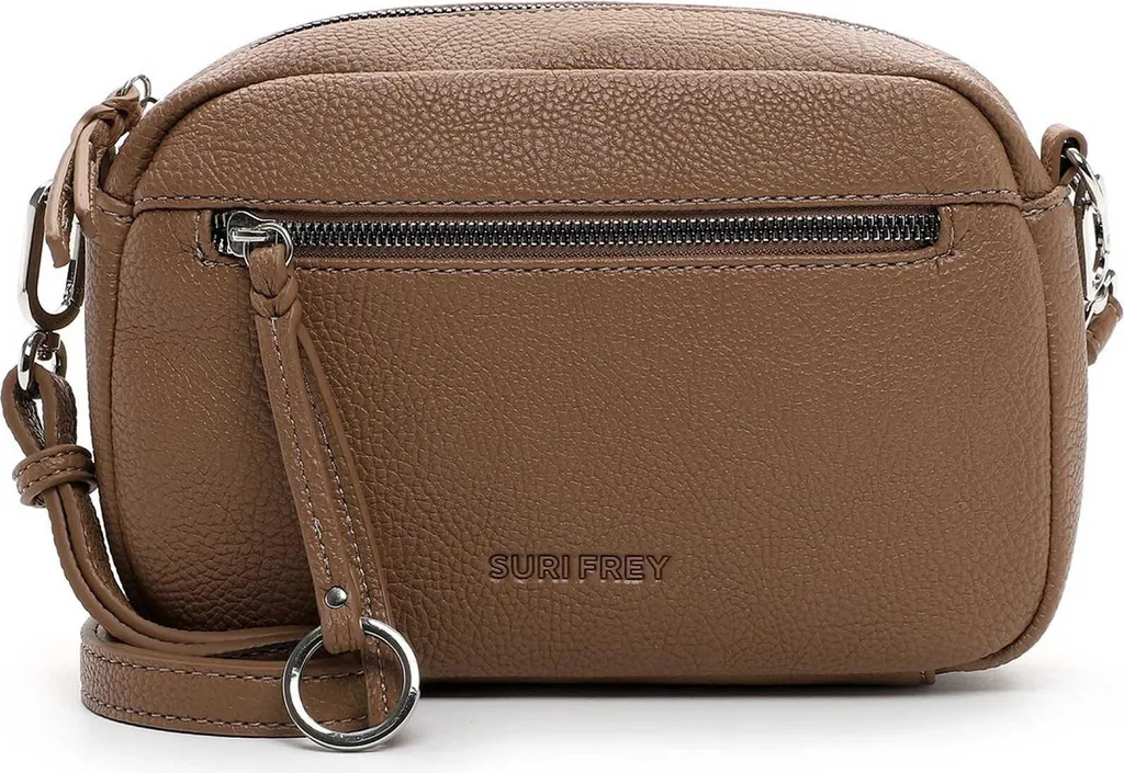Sac à épaule SURI FREY Debby, sacoche crossover marron foncé branchée