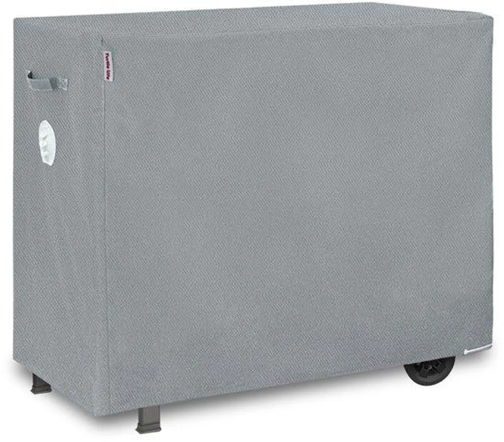 Bâche de Protection Barbecue 120cm - Housse Étanche Extérieur Grise