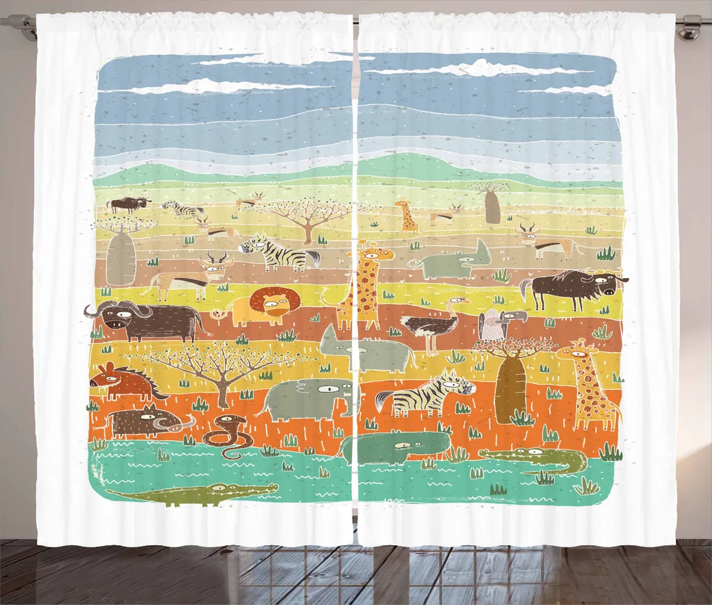 Tenda Soggiorno ABAKUHAUS Savane 280x245 | Nastro Universale e Ganci