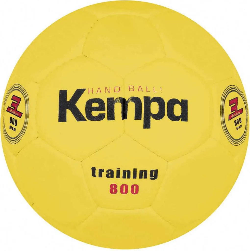 Ballon de poids Kempa Training 800 - Taille 3 Jaune - Réf 200182402