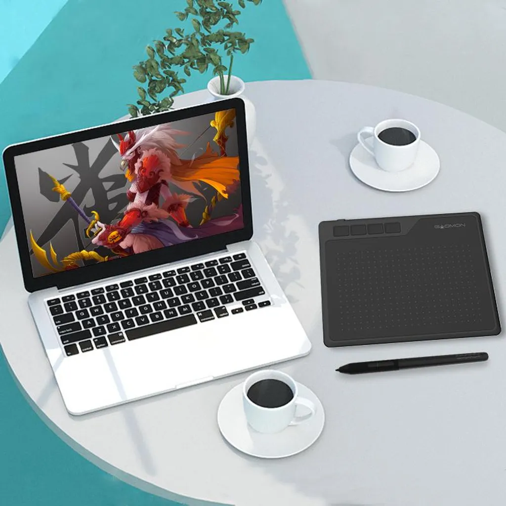 Tablette graphique USB précise : dessinez sans latence - 8192 niveaux