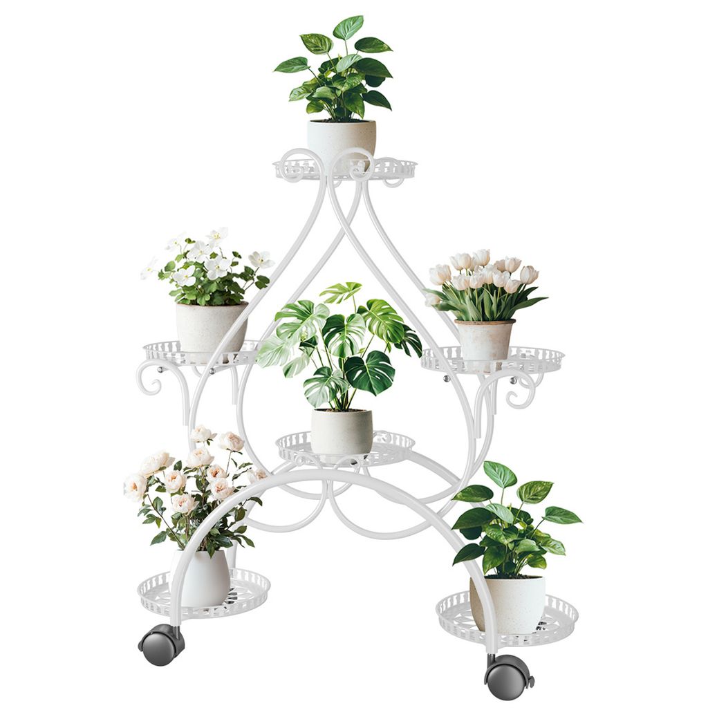 WISFOR Blumenständer Metall, Blumentopfständer mit 6 Produktbild 