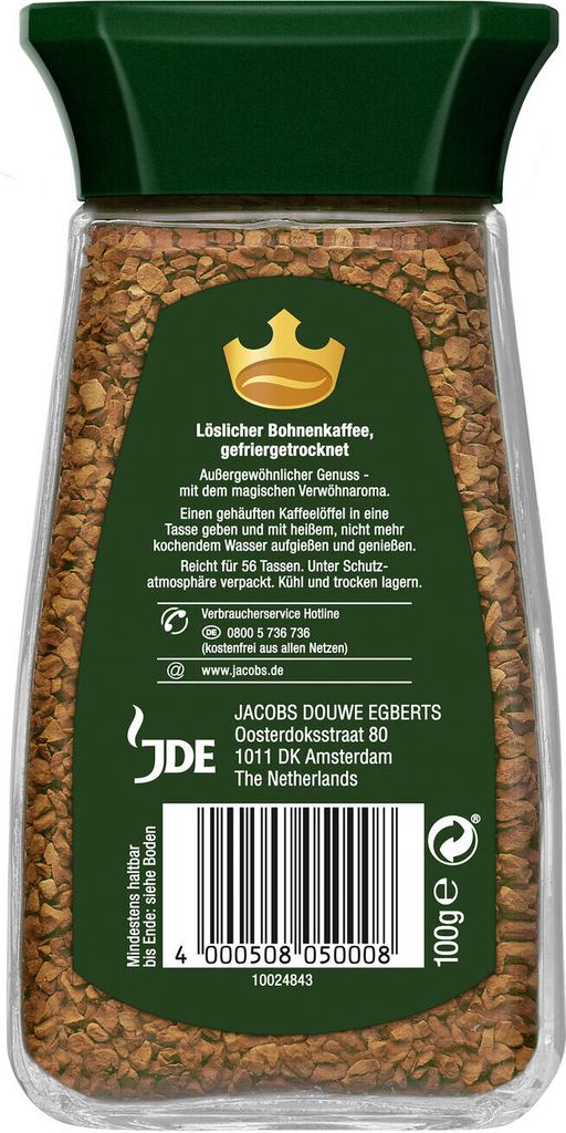 JACOBS Krönung 6 x 100g löslicher Kaffee Instantkaffee 6 Produktbild 3