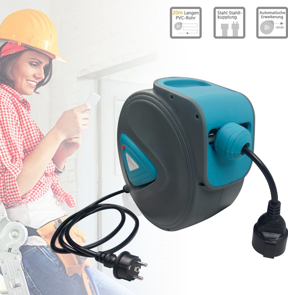 NAIZY Automatický kabelový naviják, 20m Automatický navíječ Obrázek produktu 