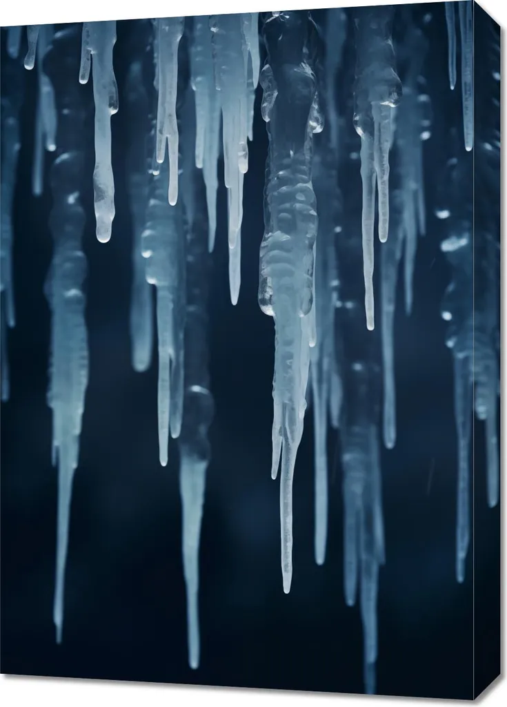 Tableau Image Murmures Hivernaux 50 x 70 cm - Décoration Murale Nature