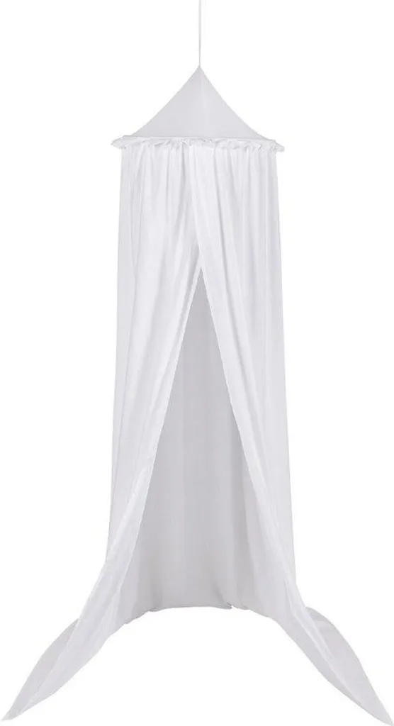 Moustiquaire simple en polyester blanc pour lit enfant - 90x190 cm
