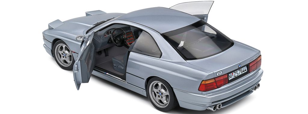 BMW 850 (E31) CSI silber - Modellauto 1:18 Solido Produktbild 24