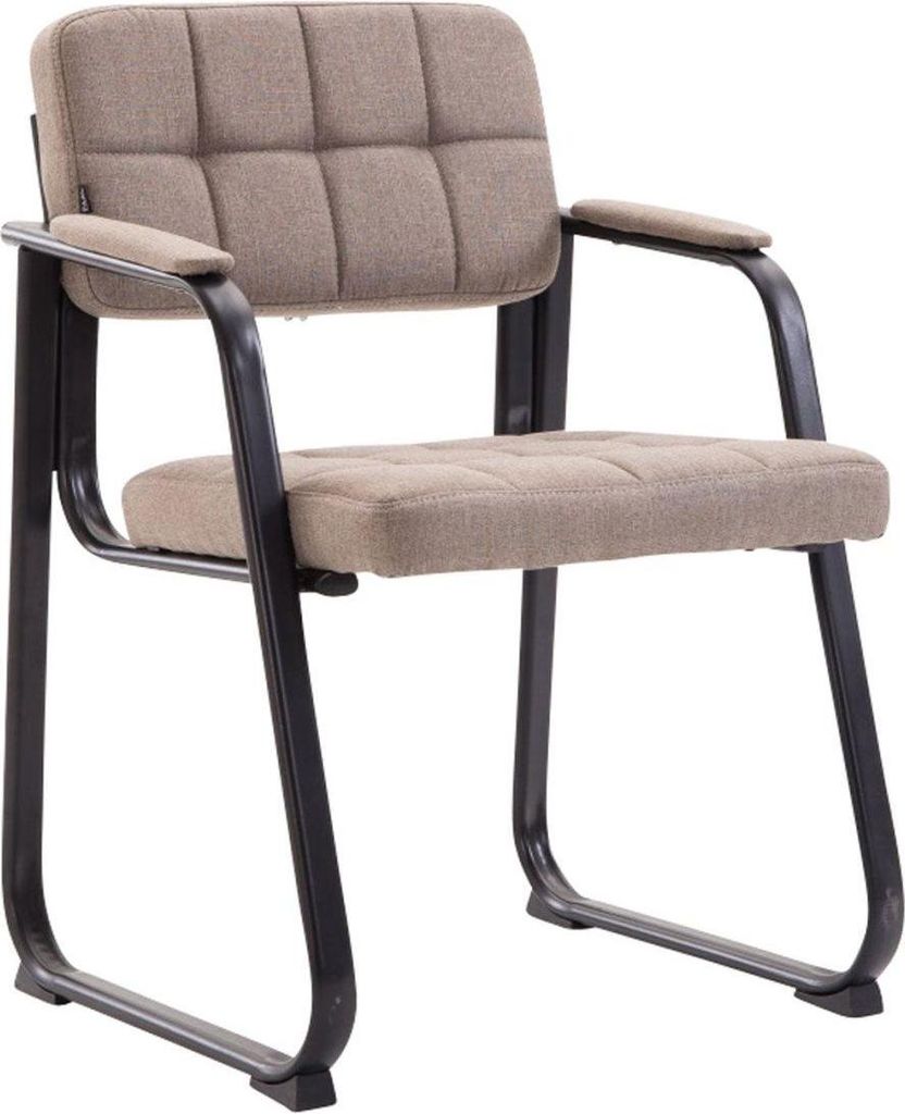 Besucher B. B – Konferenzstuhl – Komfortables und elegantes Design | Farbe: Taupe