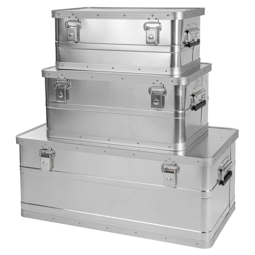 Aluminiumkiste Transportkiste Werkzeugbox Kiste Transportbox Alukiste Alubox DE 