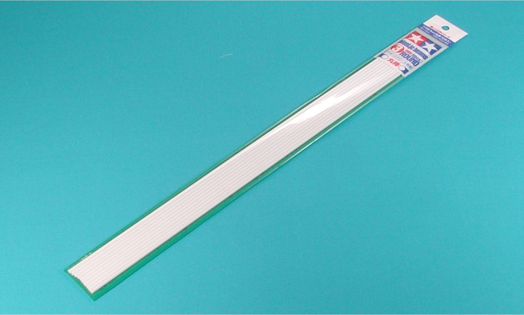 TAMIYA 70133 Rundprofil 3mm (10) 400 mm weiß