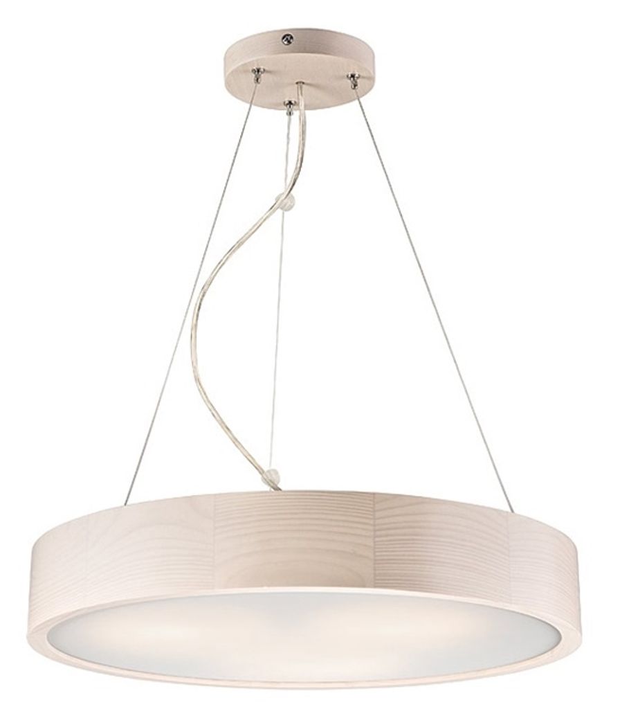 Hängeleuchte WEIß E27 Ø47cm H:70cm dimmbar
