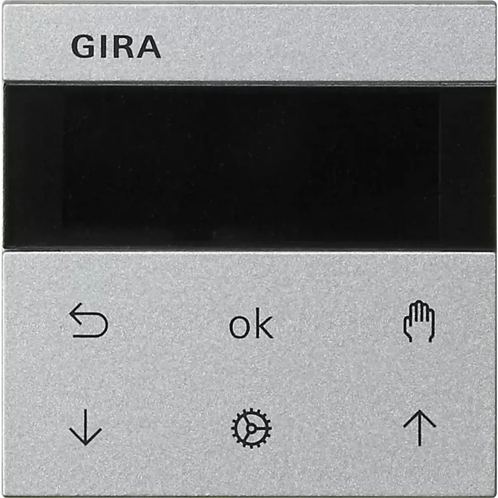 Programmateur de volets Gira 536626 S3000 avec horloge et afficheur