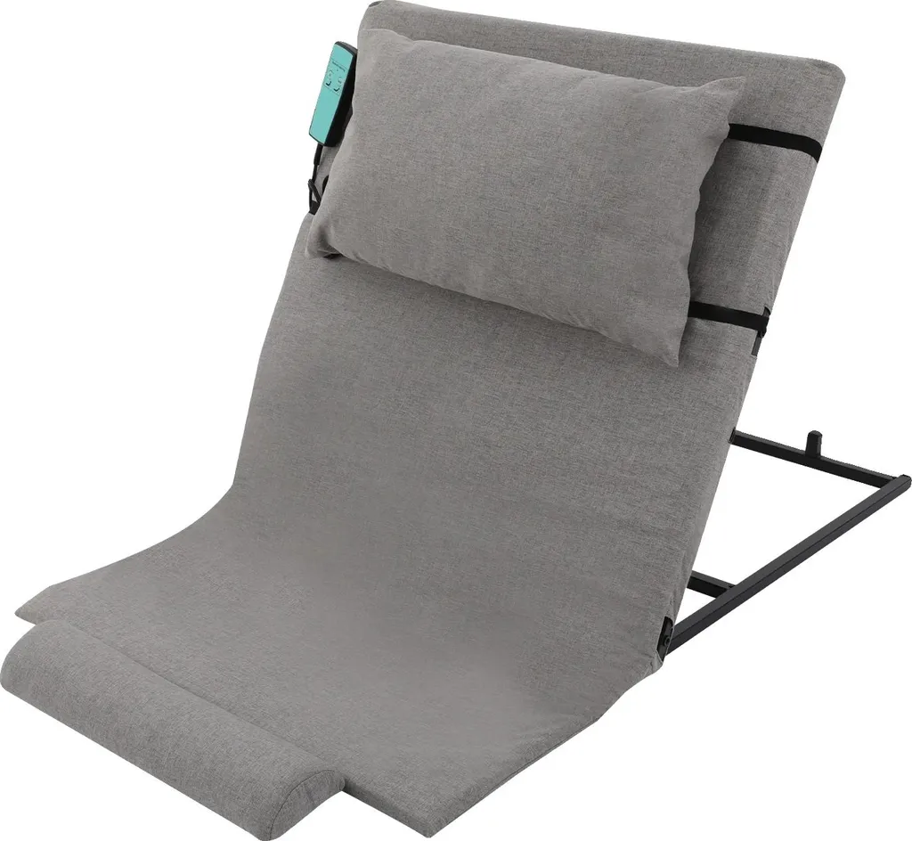 Matelas électrique relevable gris avec dossier réglable pour lit médical