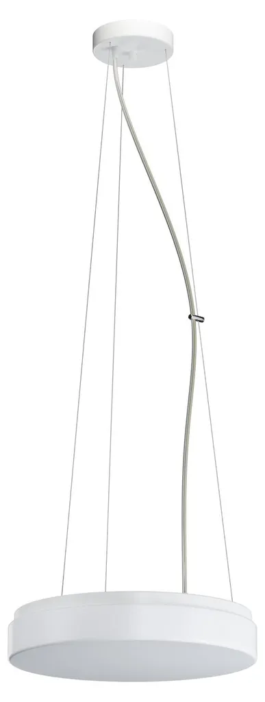 Suspension de Plafond Ronde Blanche DELIA L2 IP40 pour Éclairage Doux