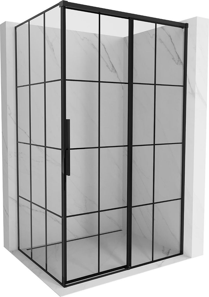 Mexen Rox Duschkabine rechts verschiebbar 130 x 110 cm, Produktbild 