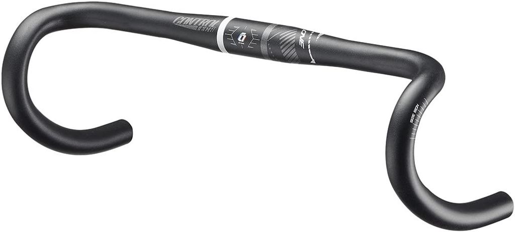 Control Tech One Aluminium-Rundstange, 31,8 x 420 mm, Schwarz/Rot