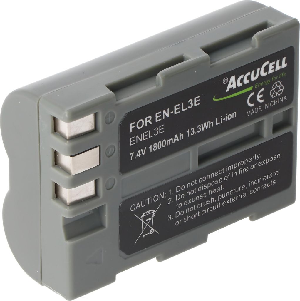 Akku passend für Nikon D70, 1800mAh