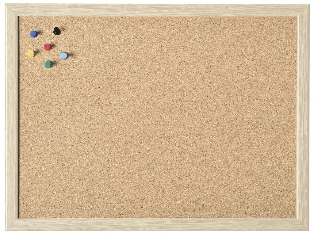 Magnetoplan 121922, Feste Pinnwand, Braun, Kork, 600 x 400 Produktbild 