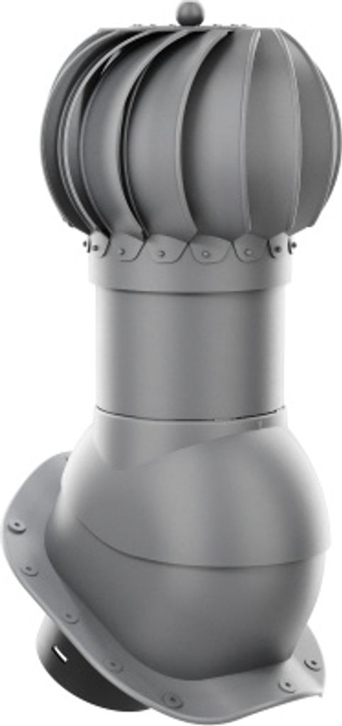 KRONO-PLAST Entlüfterkamin ROTOLINE 150 für Blechdachziegel W Profil Doppelrömer Dachziegel Lüfter Dachlüfter