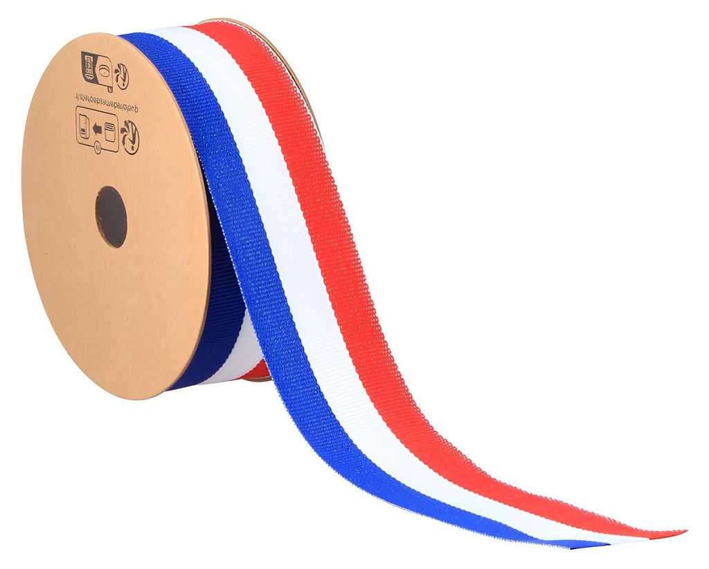 Páska modrá bílá červená 3 cm x 10 m – jednotná velikost Obrázek produktu 