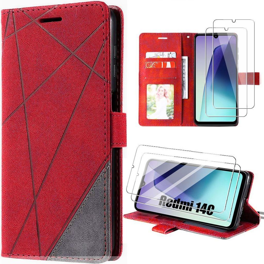Coque + 2 Verres Trempés pour Xiaomi Redmi 14C, Protection Image du produit 