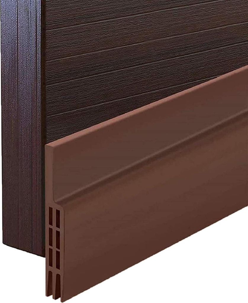 Dichtungsstreifen - 5 m x 3,5 cm - Türdichtungsstreifen - Braun - Multifunktionaler Zugluftstopper - Schallschutz - Winddicht - Staubdicht für T...