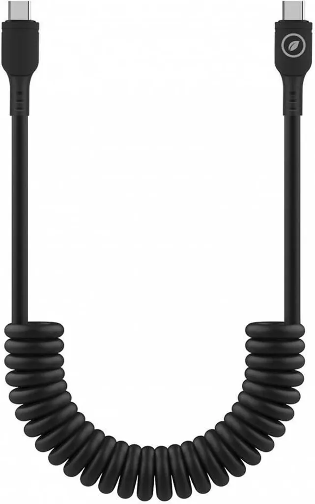 Muvit For Change 3a/60w 1,2 M Cavo da Usb-c a Usb-c nero Nero Taglia unica