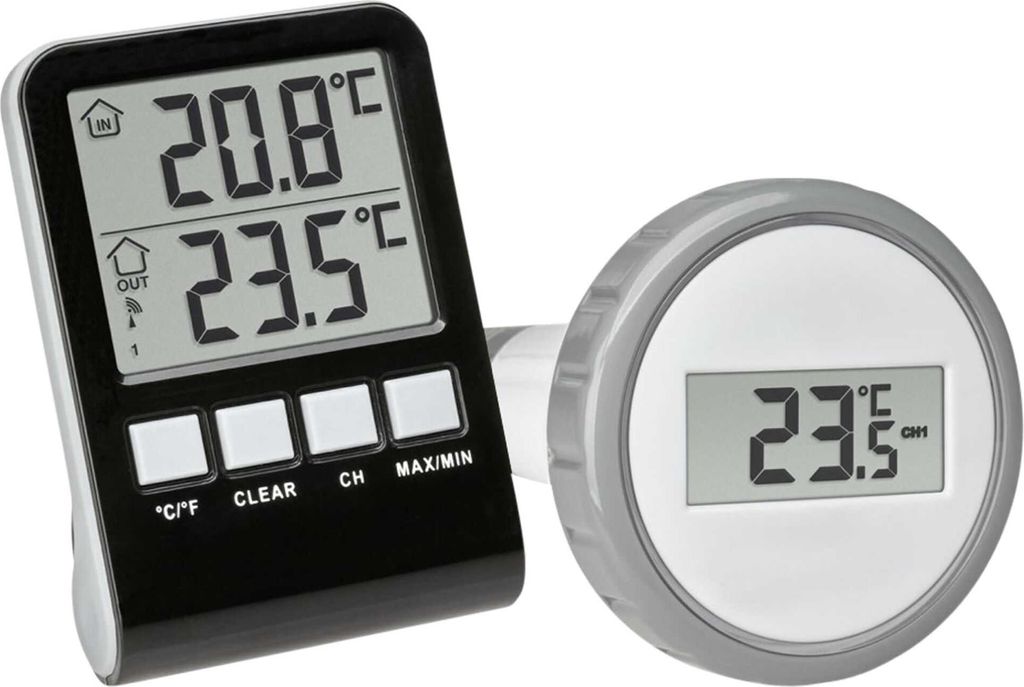 TFA Thermomètre de piscine sans fil Palma Thermomètre de Image du produit 