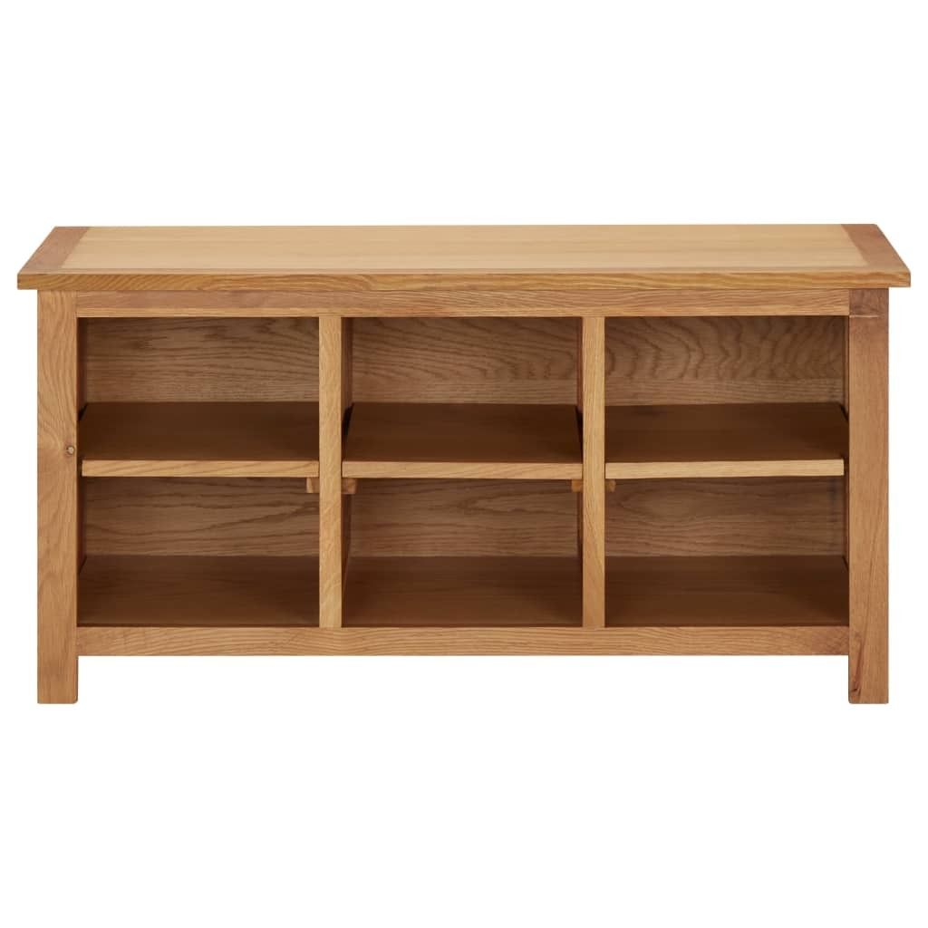vidaXL Stojak na buty 90x37x45 cm lite drewno dębowe Zdjęcie produktu 