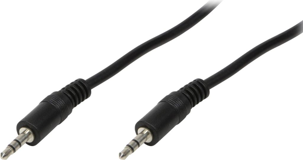 Logilink Audiokabel 1x 3,5mm -> 1x 3,5mm St/St  1.00m bk Immagine del prodotto 