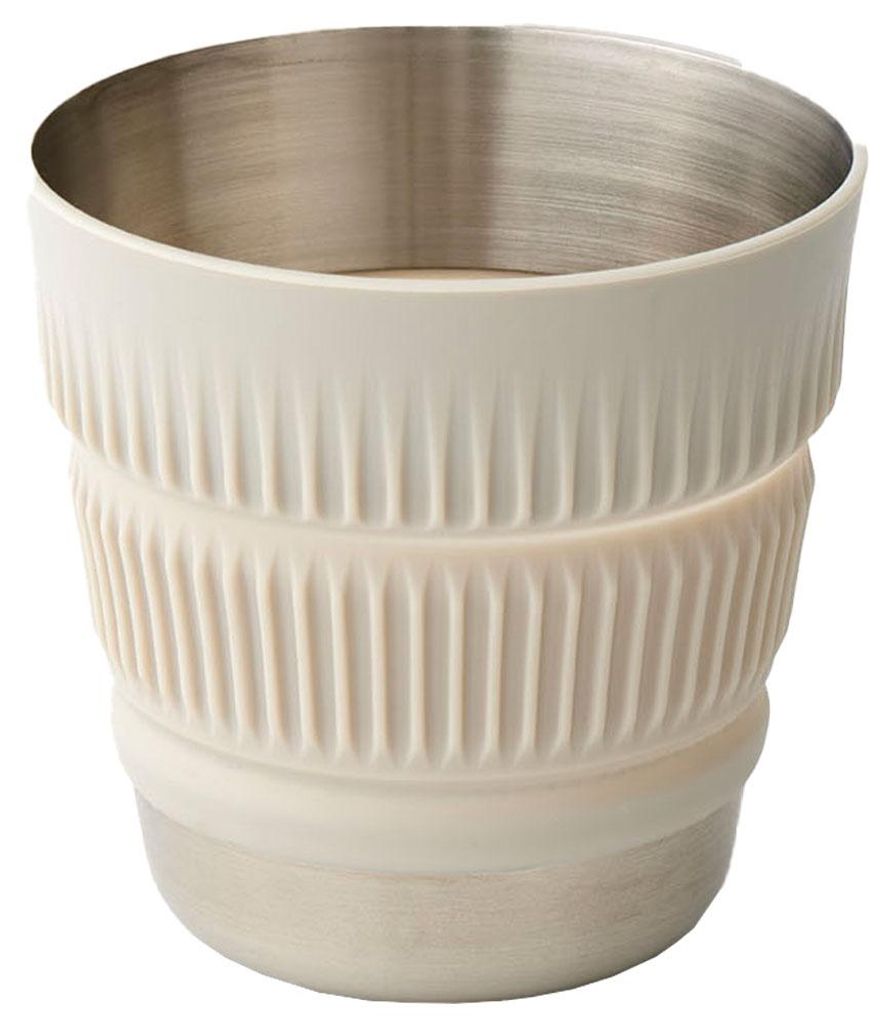 Detour Stainless Steel Collapsible Mug 475ml grau - moonstruck grey