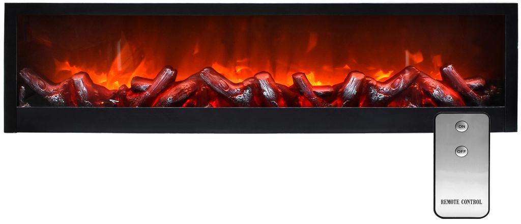 LED Wandkamin Tischkamin Elektrokamin mit realistischer Produktbild 