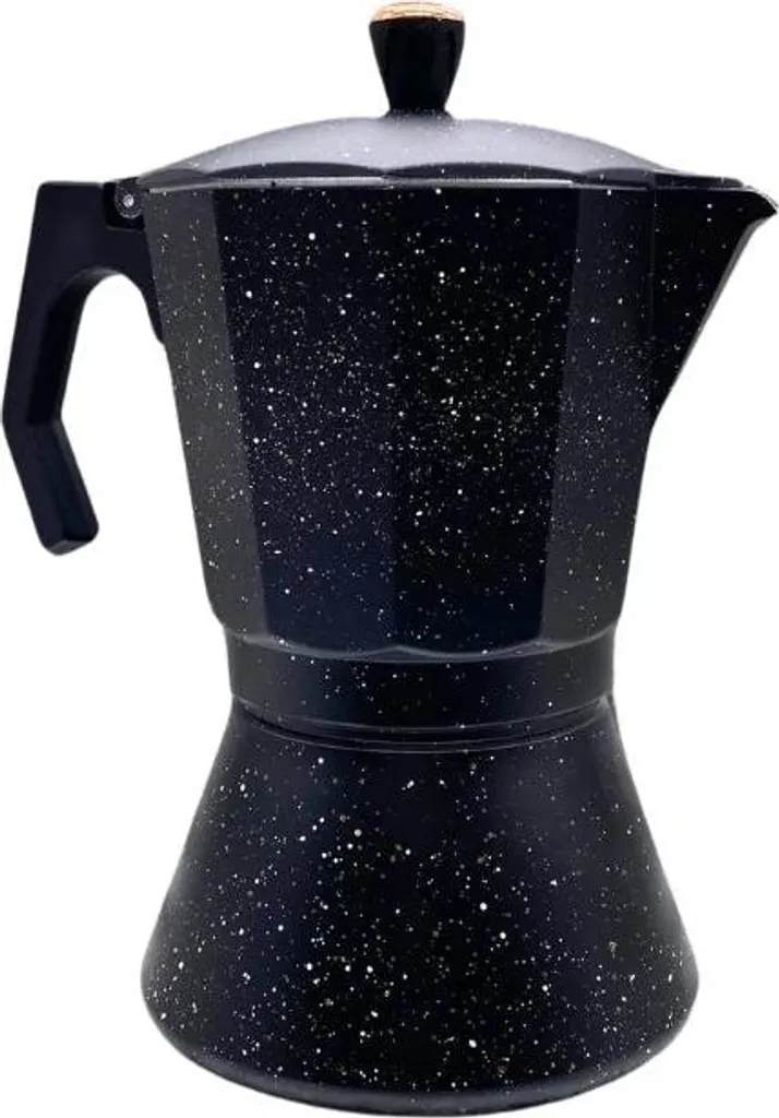 Eisenbach LSS06: Aluminium-Espresso-Moka-Kaffeemaschine - 6 Tassen