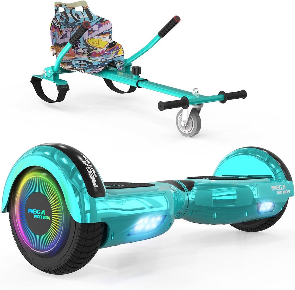 MEGA MOTION 6.5' Hoverboard mit Sitz, Hoverkart GO-Kart für Produktbild 