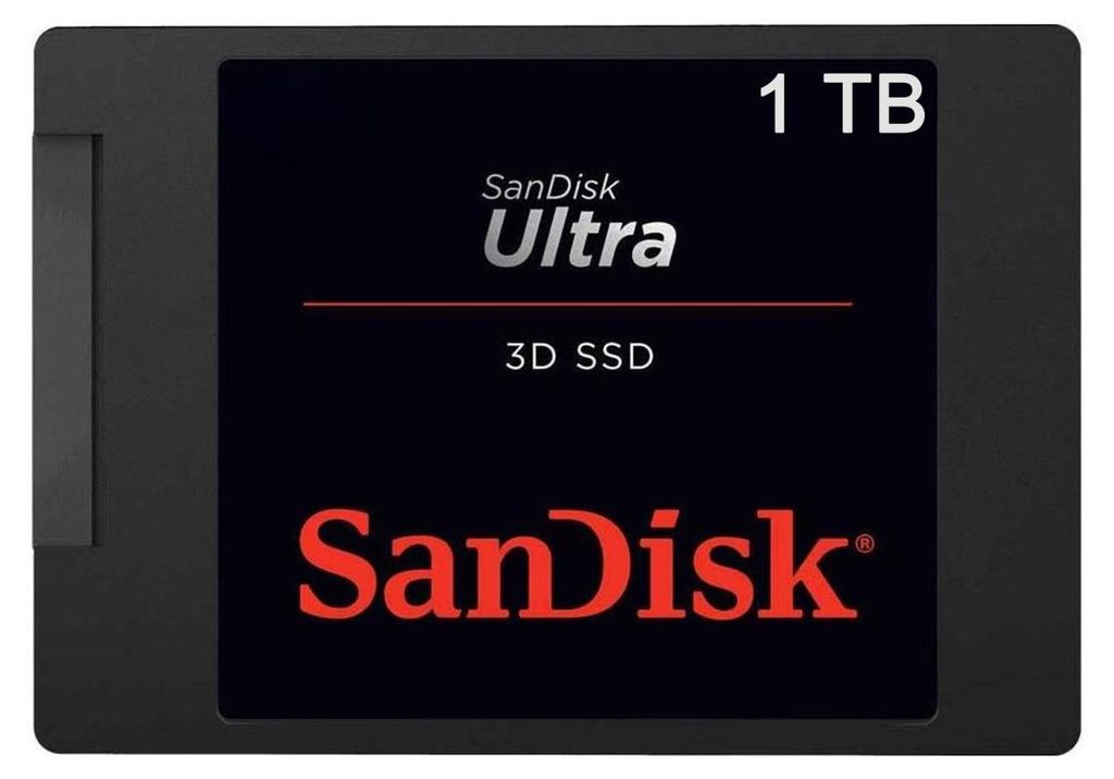 Sandisk Ultra 1tb Ssd 2,5" Sata Disco Stato Solido Notebook Immagine del prodotto 