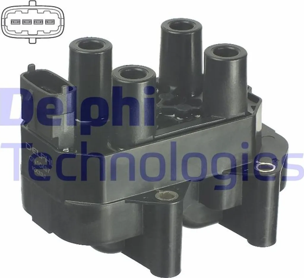 Fini les ratés avec la bobine d'allumage DELPHI GN10487-12B1 OE 1208076