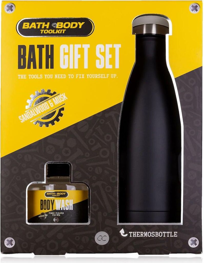 Accentra Bath Body Toolkit Badegeschenkset Duschgel 140ml + Thermobottle