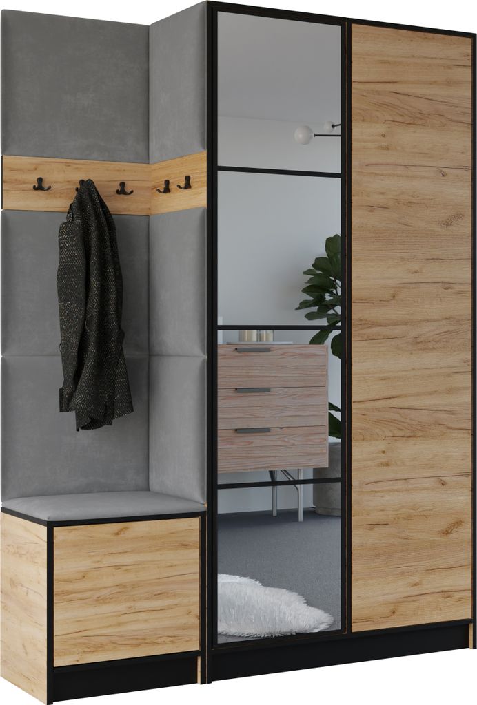 KIER FURNITURE Kleiderschrank EDEN, Schlafzimmer Schrank, Produktbild 