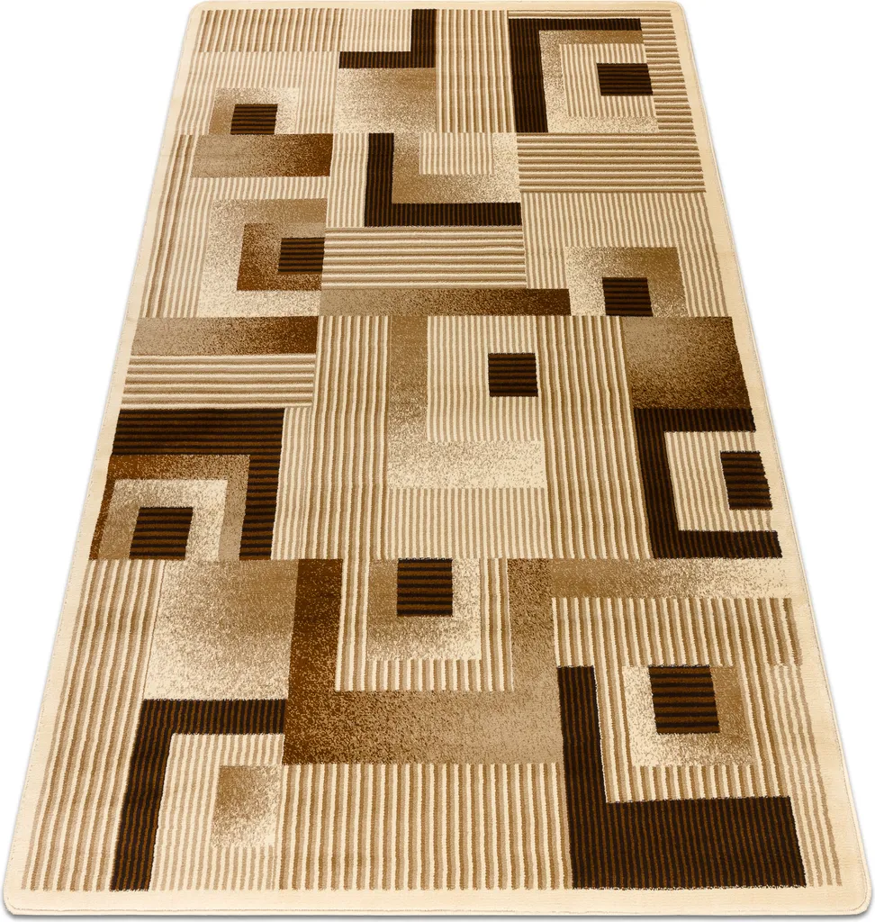 Tapis Anti-tache 250x350 cm ROYAL G2069 Beige pour Grand Intérieur
